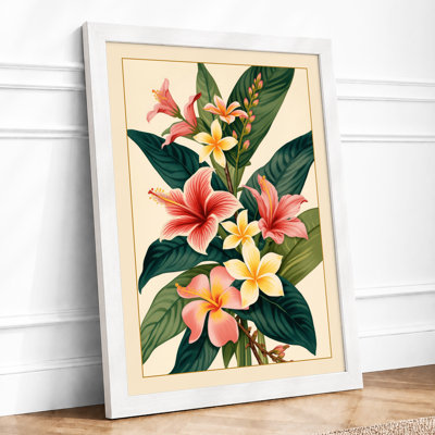 Flowering Stem Study Botanical - Framed Print