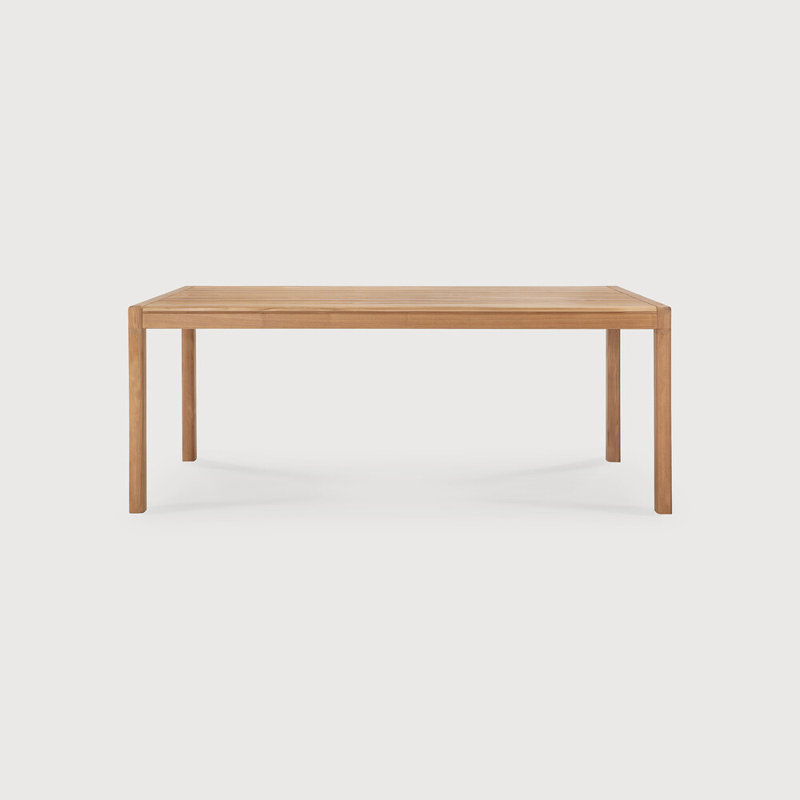 Jack Outdoor Teak Dining Table, 39.5" W x 79" L x 30" H