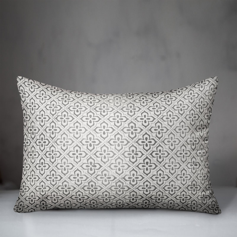 Coussin lombaire d'extérieur à motif délavé