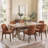 Bason 19.5" H Polyester Upholstered Dining Chairs (Set Of 6)-1271339437-1270633557
