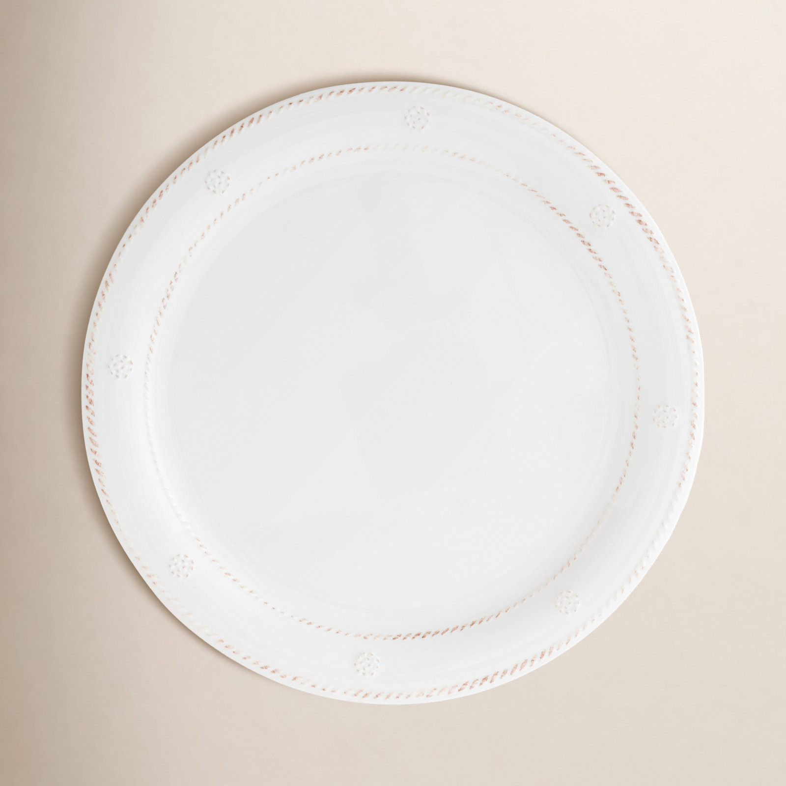 Juliska Berry & Thread 11" Dinner Plate, Whitewash