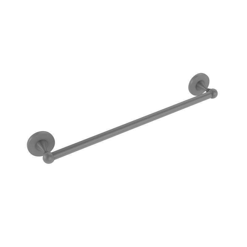 Barre à serviettes murale 36 "Godoy, Gris mat, H 3,2 po x l 36 po x P 2,6 po