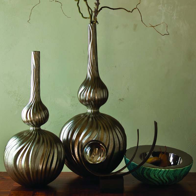 Magura Vase, 30" H x 13" W x 13" D, Snow