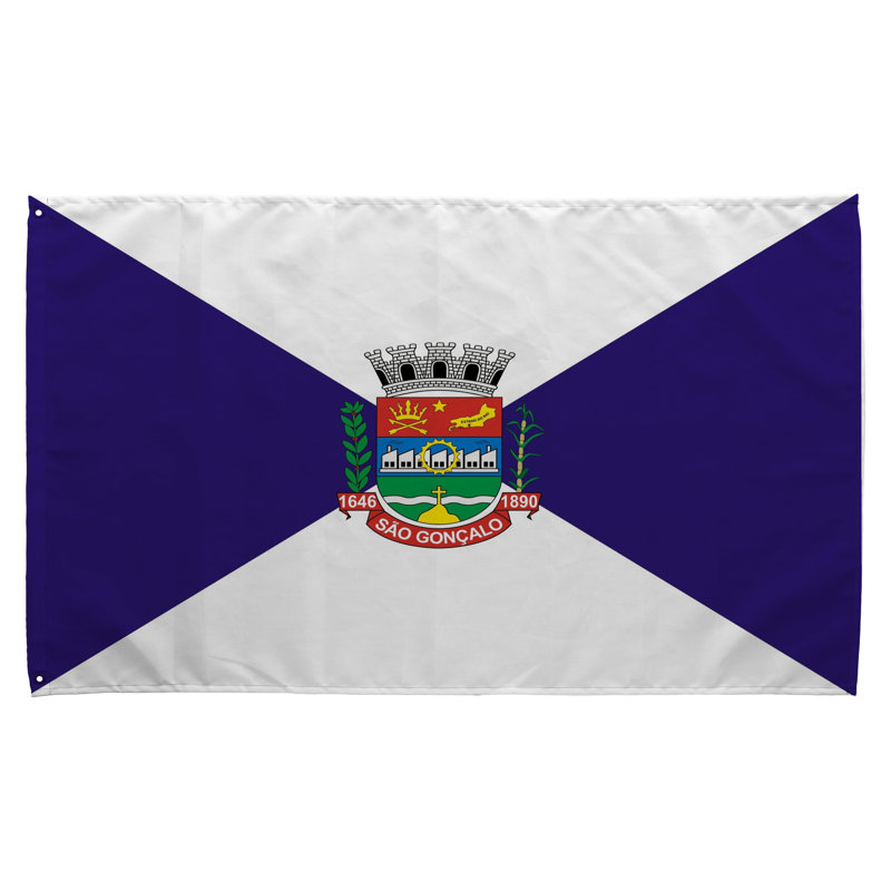 Drapeau de la ville de São Gonçalo — Drapeau