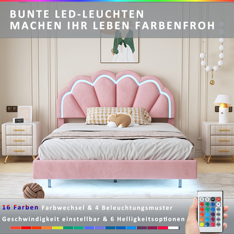 Bed, Pink