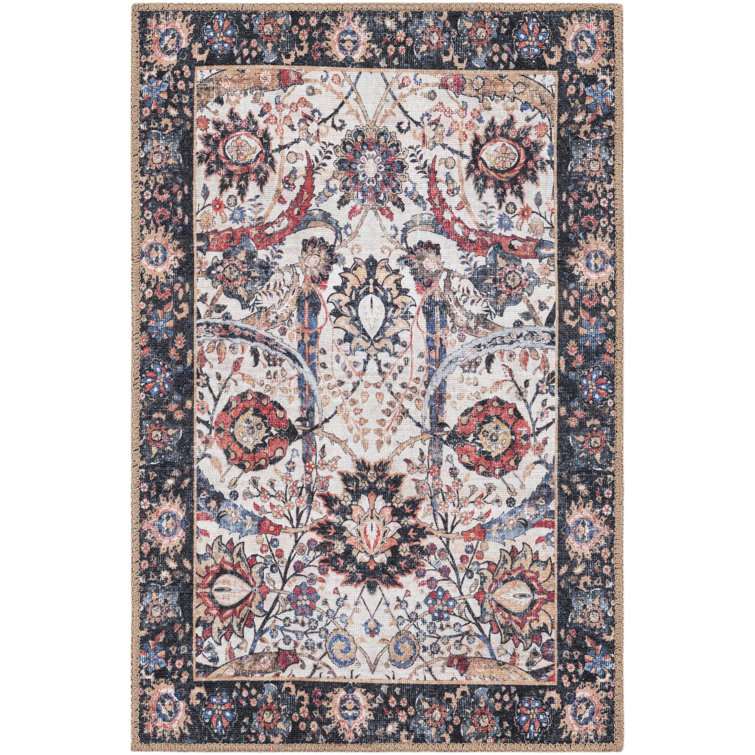 Mailen Performance Chenille Floral Indoor Rug
