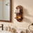 2-Tier Wall-Mounted Solid Wood Floating Shelves