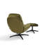 Upholstered Swivel Accent Chair with Footstool-943333653
