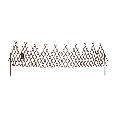 Brown Willow Picket Border Edging