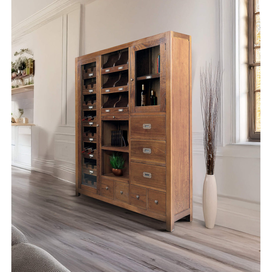 Highboard Guildhall aus Massivholz 120 cm