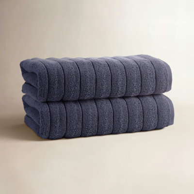 Rachel Cotton Plush Ribbed Bath Towel