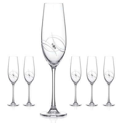 Atlantis 260ml Crystal Flute Set