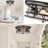 Flush Mount Ceiling Light, Farmhouse 2-Light Close To Ceiling Lighting Fixture With Bubble Glass For Living Room Hallway Bedroom (Black, 12.77" D)-910356603