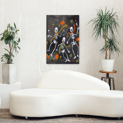 «Fall Dancing Skelton's Contemporary Fruit Art»