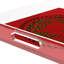 Christmas Berries Green Red Acrylic Square Decorative Tray-756300612