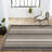 Lauchlyn Modern Double Stripe Black/Cream Indoor/Outdoor Rug-1194753346