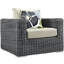 Ensemble modulaire d'extérieur Sunbrella 8 pièces Modway Summon-31483593