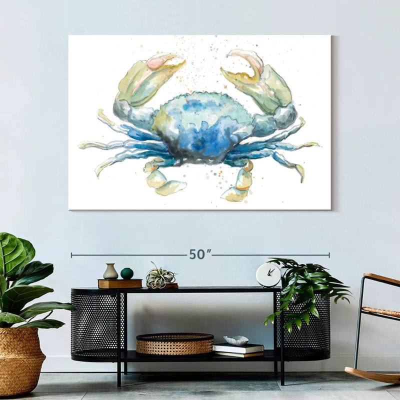 Brampt Cangrejo Azul Square, 34" H x 51" W