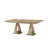 Essence Extendable Oak Solid Wood Dining Table-95318141