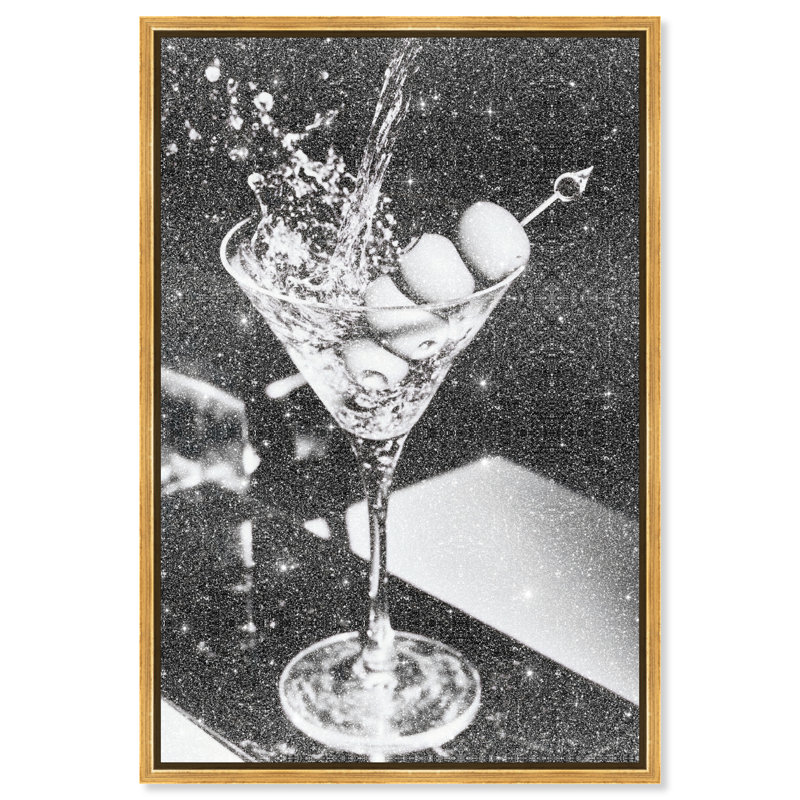 Chill Time III Print by Oliver Gal, 16"H x 11"W, Gold Floater Frame