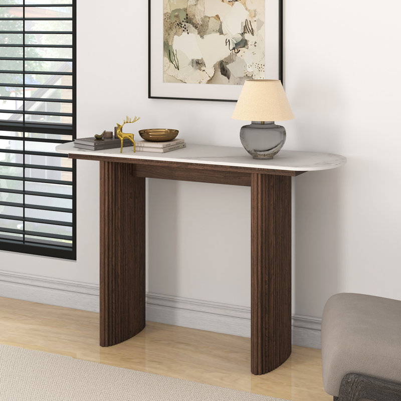 Console 47 po Serwon, Blanc, Brun