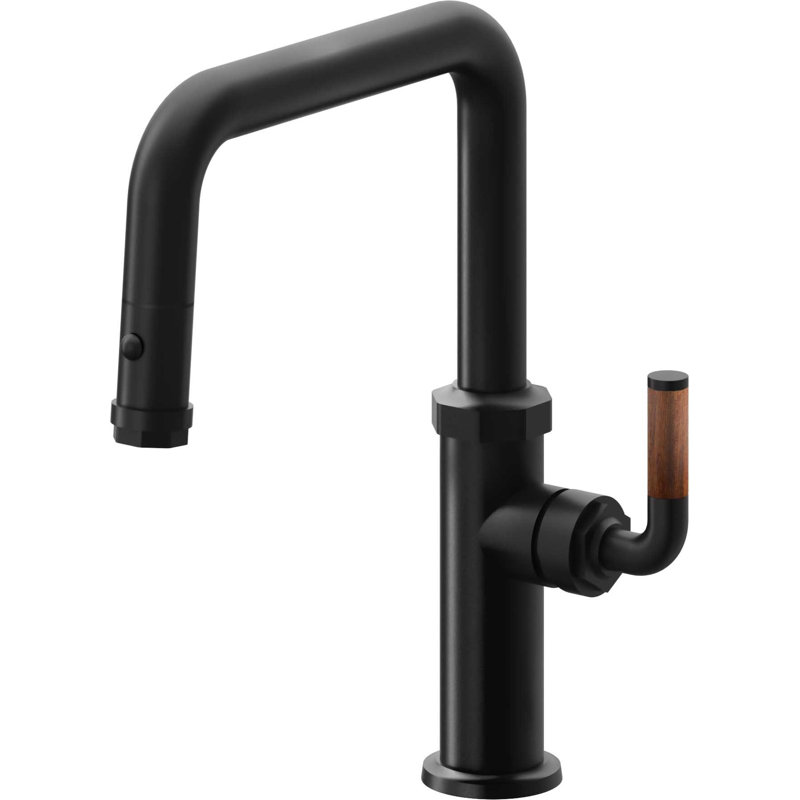 Descanso Kitchen Faucet, Matte Black
