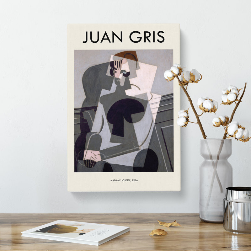 Madame Josette Gris by Juan Gris - Wrapped Canvas, 50cm H x 35cm W x 3cm D