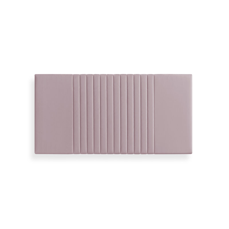 Upholstered Headboard, Small Double (4'), Pink