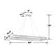 Mystic Single Light Metal Dimmable Chandelier