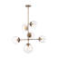 Arverne 6 - Light Dimmable Sputnik Modern Linear Chandelier-1832438250