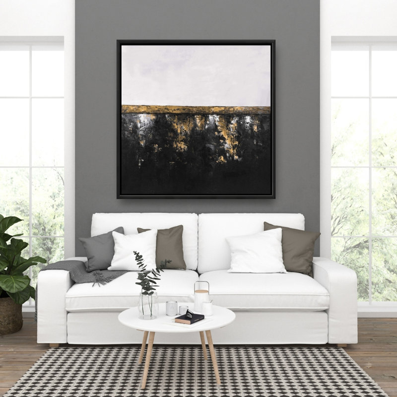 "Métal industriel abstrait" sur toile
