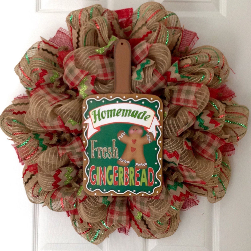 Couronne de Noël pour pain d'épice maison