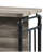 Gray And Oak Counter Height Table, 6 In. Package 60.07 Width With Open Storage