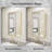 Anaahat Framed Medicine Cabinet Mirror Adjustable-1307788214-1307788211