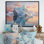 " Teal Peach Iceberg Frozen Serenity "