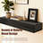48" Rustic Wood Fireplace Mantel , Wall-Mounted & Floating Shelf for Home Decor-583557745-583557750