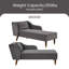 Revêtement en velours de chaise longue Modern-1458288869