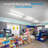 4ft 3cct Commercial Led Linear Strip Light With Emergency Battery Backup, 120-277v