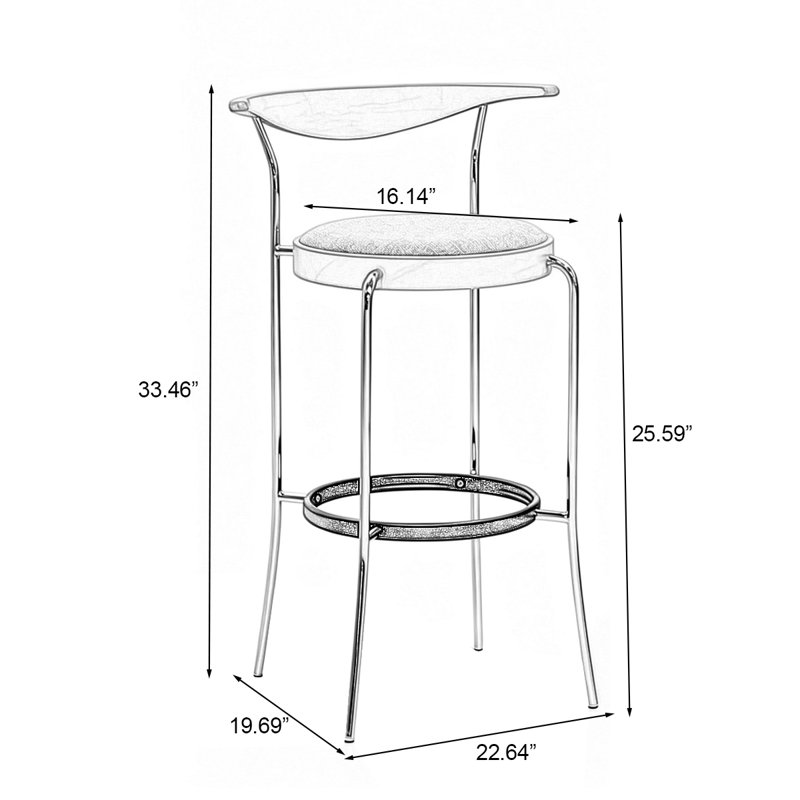 Chaise d'appoint verte à dossier bas (ensemble de 2), 25.59