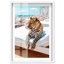 «King of the Cushions II Shadowbox Print Coastal Art Prints» par Notoriart