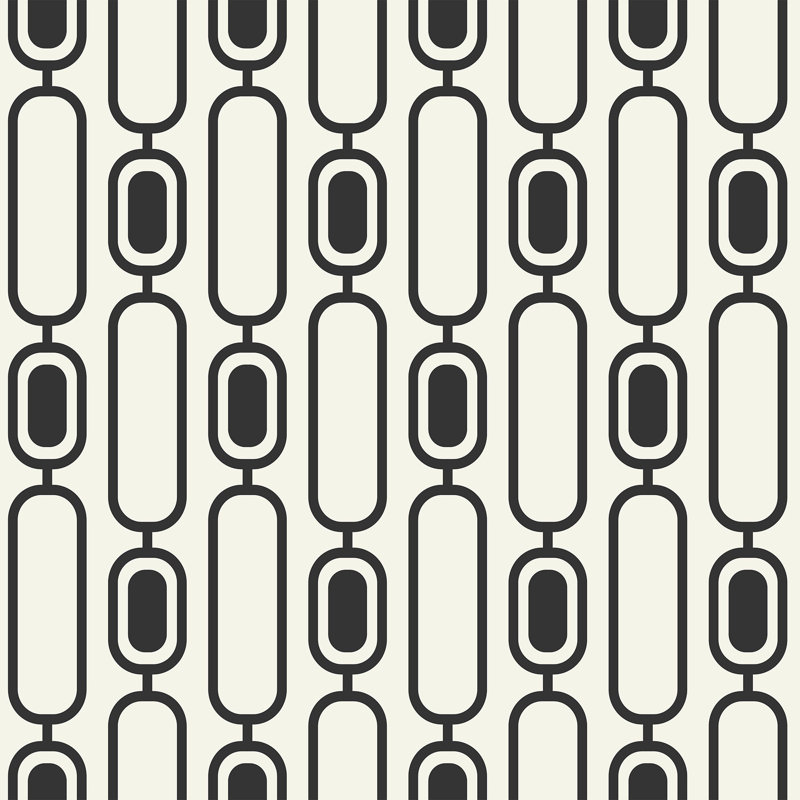 Panneau de papier peint adhésif et colle à motifs amovibles Kavya, L 126 po x l 24 po