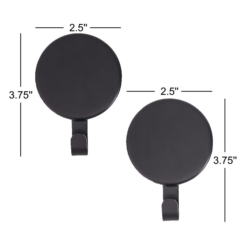 Cintre magnétique Lekhraj, Noir mat, 2 paquets