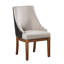 Chaise d'appoint rembourrée (ensemble de 2)