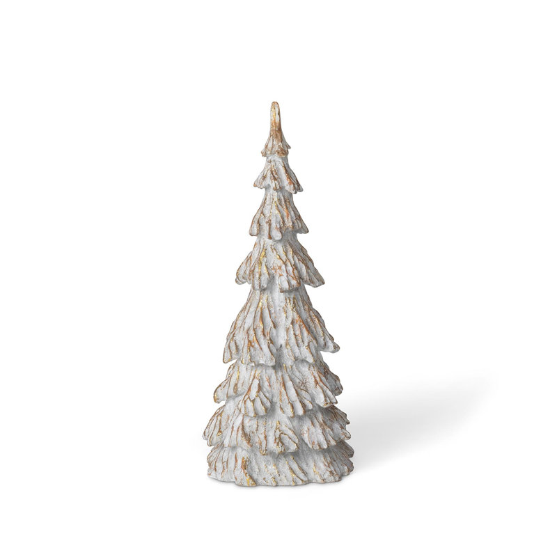 Snowy Tabletop Pine Tree, 11.75" H x 6" W x 5" D