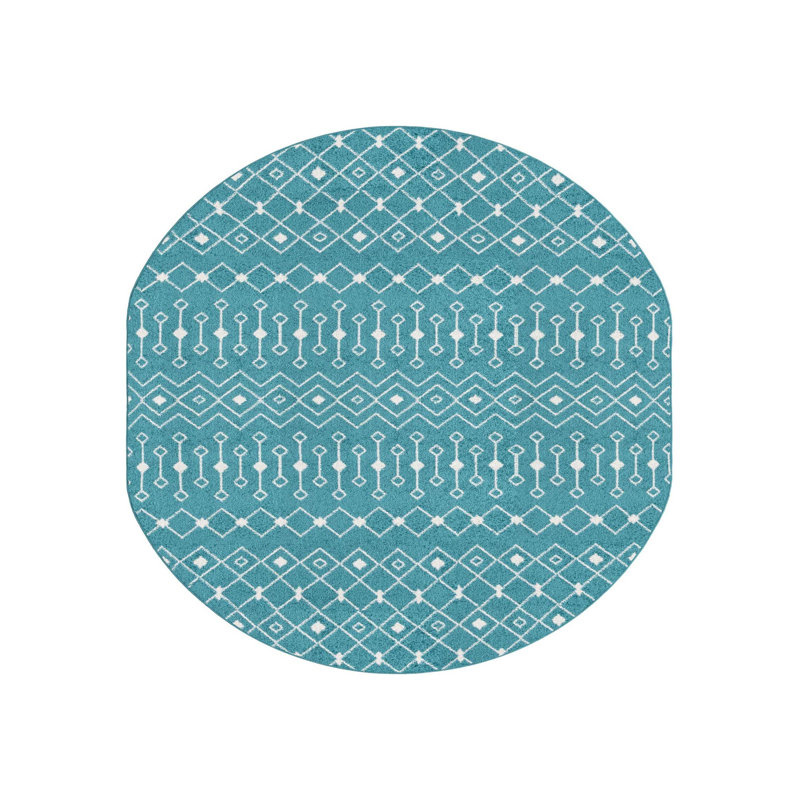 Somerville Geometric Indoor Rug, Oval 7'10" x 10'