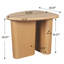 Table d'appoint de table fuselée (bois naturel)