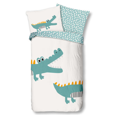 Good Morning Kids Duvet Cover CrocodileMulticolour