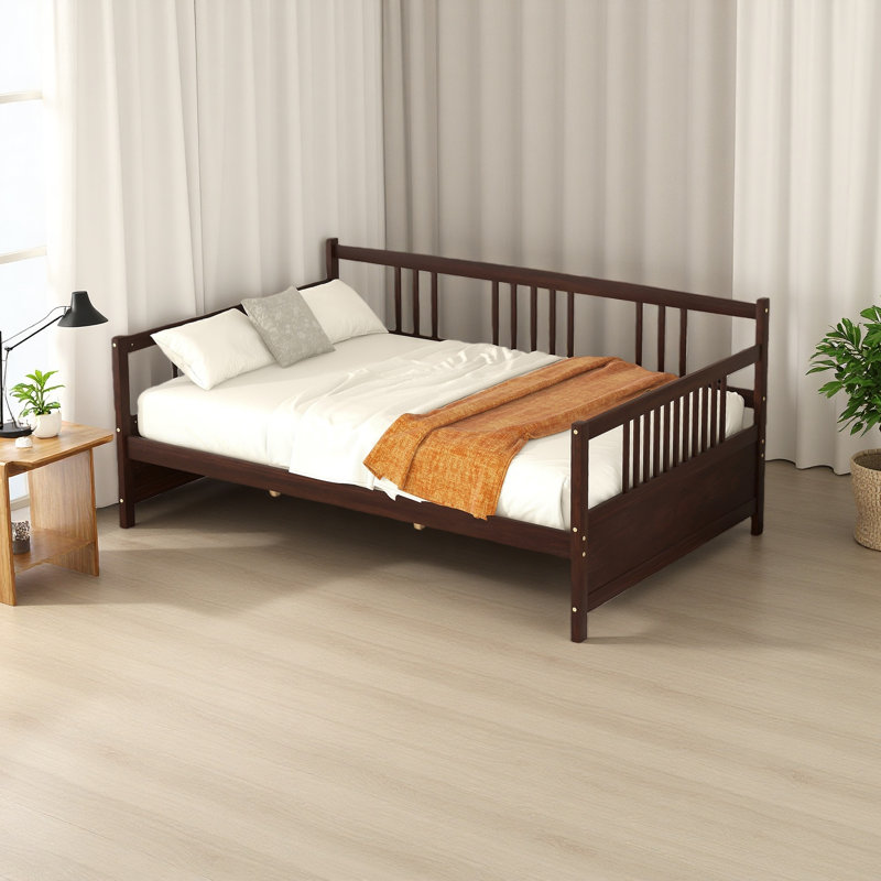 Full Size Daybed With Support Legs, Espresso