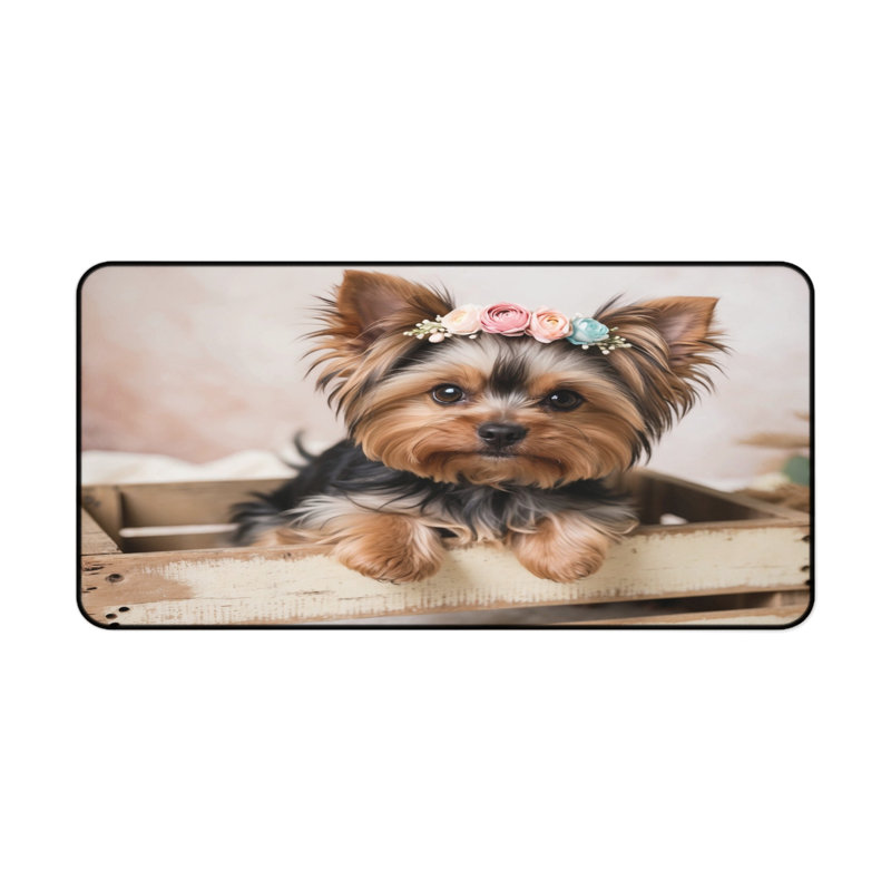 Polyester Desk Pad, 14.4x12.1