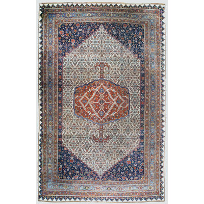 One-of-a-Kind 11' X 17'9" Before 1900 Wool Area Rug in